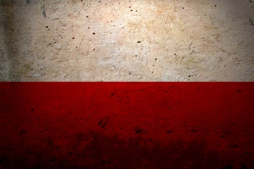 Vzdělávací online hra Polská vlajka, učební test, školní kvíz Puzzle