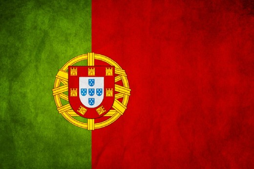 Vzdělávací online hra Portugalská vlajka, učební test, školní kvíz Puzzle