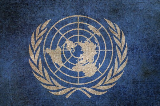 Vzdělávací online hra Vlajka Spojených národů, učební test, školní kvíz Puzzle