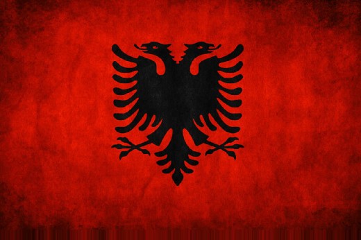 Vzdělávací online hra Albánská vlajka, učební test, školní kvíz Puzzle Vzdělávací online hra Albánská vlajka, učební test, školní kvíz Puzzle