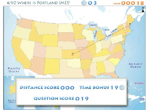 Vzdělávací online hra Města v USA, učební test, školní kvíz Hlavní města Vzdělávací online hra Města v USA, učební test, školní kvíz Hlavní města